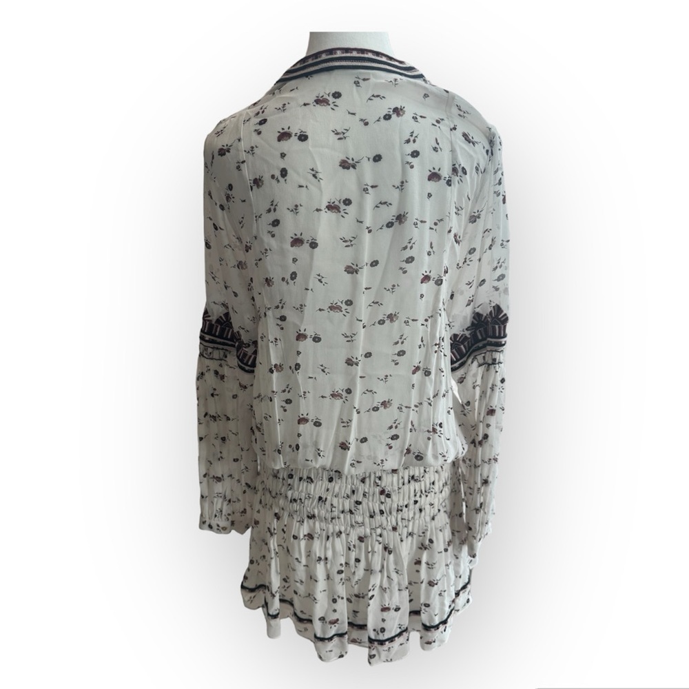Ulla Johnson Women's Sz 2 Gita Floral White 100%
Silk Mini Long Sleeve Dress - Picture 7 of 10
